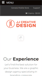 Mobile Screenshot of jjcreativedesign.com