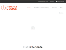 Tablet Screenshot of jjcreativedesign.com